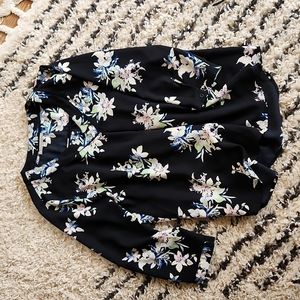 Womens Blouse Floral 3/4 sleeve size M
